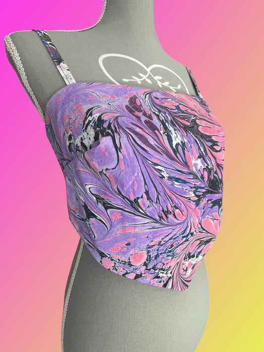 Crop top Pink Blossom